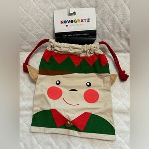 Novogratz Holiday Elf Gift Sack NWT